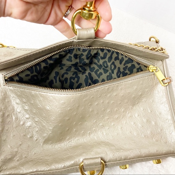 Rebecca Minkoff Mac Daddy bag in ostrich print - Picture 9 of 9